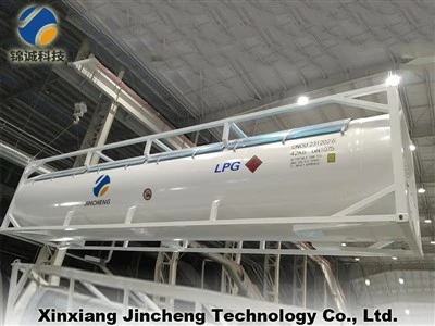 คอนเทนเนอร์ถัง ISO LPG แบบกำหนดเองสำหรับการขนส่งที่เก็บก๊าซที่ปลอดภัย